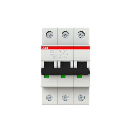 Leitungsschutzschalter AC                         B 63A 3p 400V 3TE 50Hz