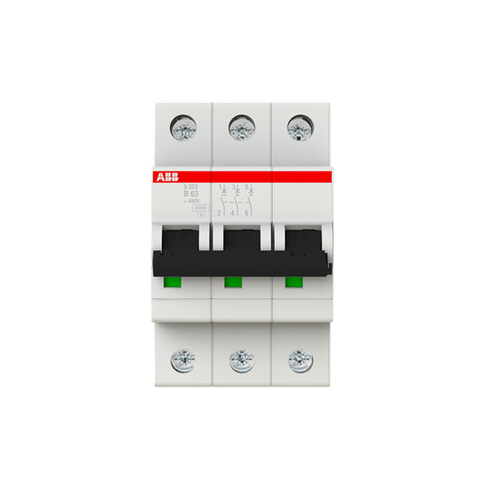 Leitungsschutzschalter AC                         B 63A 3p 400V 3TE 50Hz