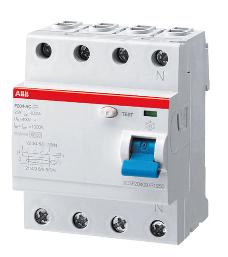 FI-Schutzschalter A 4p                            400V 25A 0,03A 4TE REG