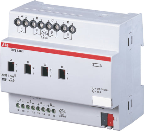 Dimmaktor KNX                                     REG 6TE 4Ausg uni