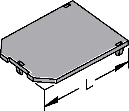 ACKERMANN Abdeckplatte GB2/3P02