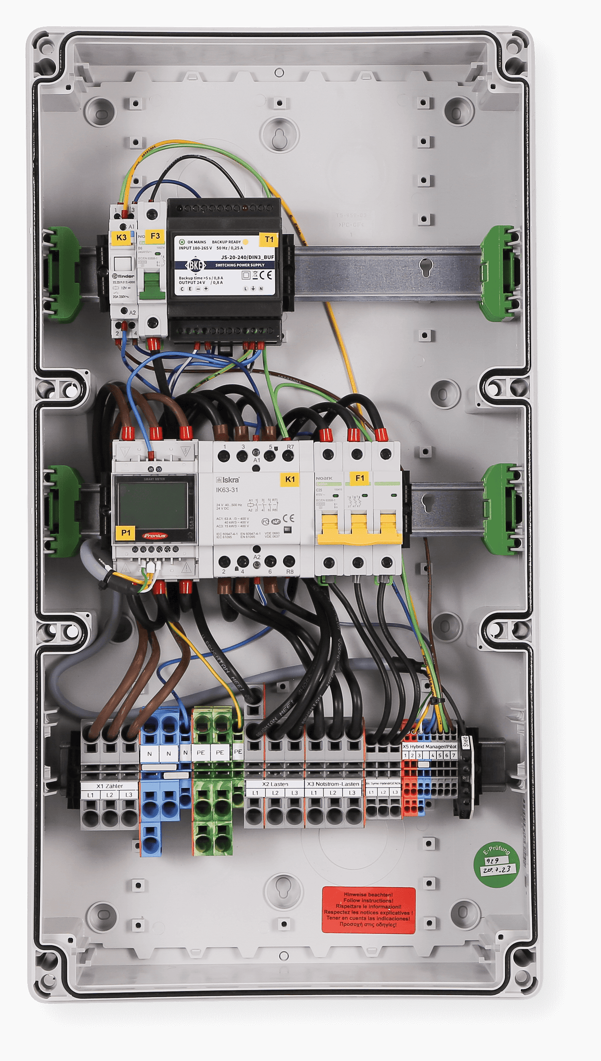 enwitec Umschalteinrichtung inkl. Fronius Smart Meter, mit FRT für Fronius Symo Gen24