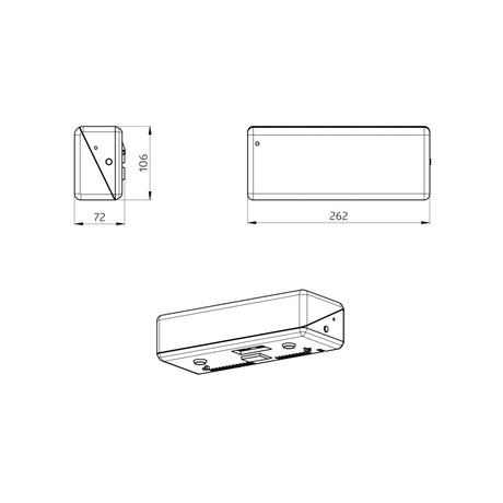 Sicherheitsleuchte LL                             SAFETYLUX 2x3,6W IP20