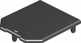 BETTERMANN Blindplatte PA 82,5mm sw GB2 P01 Blindplatte