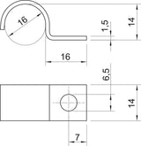 BETTERMANN Befestigungsschelle 1f 16mm 1015 16 G einlappig ST hfr