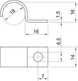BETTERMANN Befestigungsschelle 1f 18mm 1015 18 G einlappig ST hfr