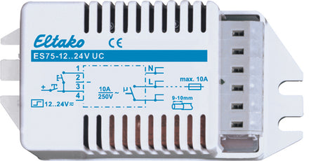 Stromstoßschalter 12-24VU                         10A 250V AP T28mm