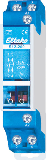 Stromstoßschalter 12VAC                           1TE 16A 250V REG T55mm
