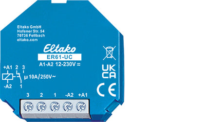 Installationsrelais                               elektr UP 1W 12-230V/UC