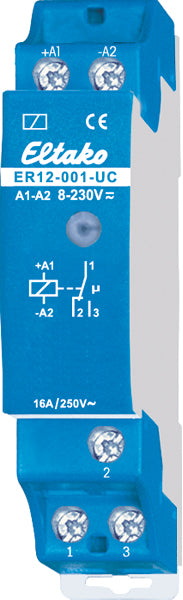 Installationsrelais 1TE                           elektr REG 2S 12-230V/UC