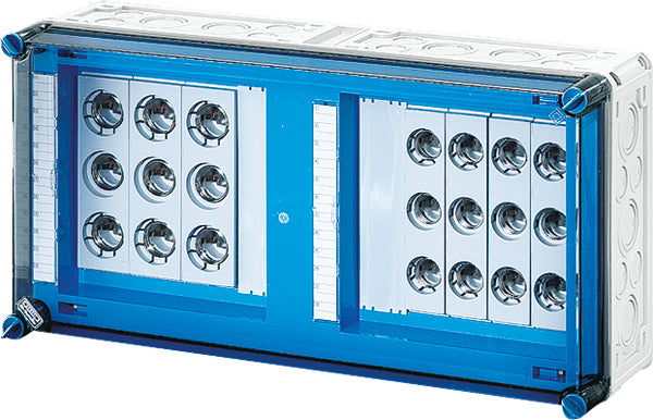 HENSEL Sicherungsgehäuse 63A IP65 uni Mi 3426 Schraubsich Kst m.transpDeckel