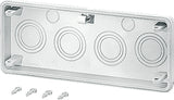 HENSEL Einführungsflansch Kst 300x100mm Mi FM 50 Kabelverschr unbeh Vorpräg