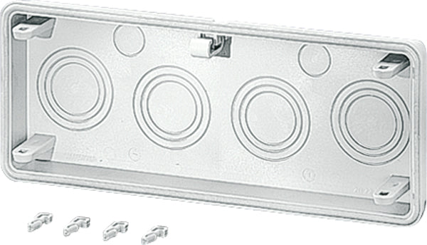 HENSEL Einführungsflansch Kst 300x100mm Mi FM 50 Kabelverschr unbeh Vorpräg
