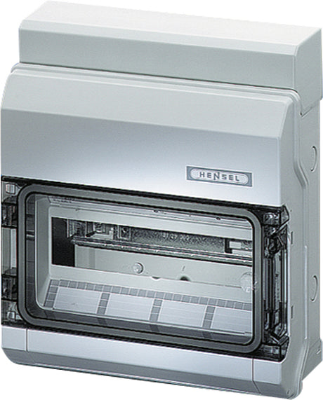 HENSEL Automatengehäuse AP 1x12TE Kst KV 1512 IP54 295x333x129mm ET93mm