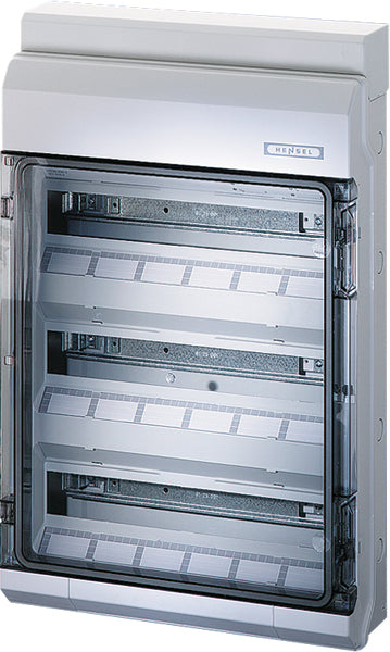 HENSEL Automatengehäuse AP 3x18TE Kst KV 3554 IP54 403x603x129mm ET93mm