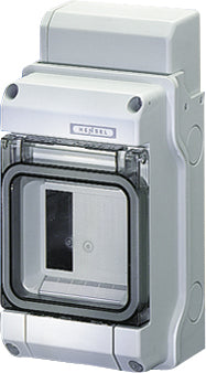 HENSEL Automatengehäuse AP 1x3TE Kst KV 1503 IP54 102x197x92mm ET72mm