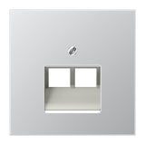 JUNG Zentralplatte UAE/IAE 2f alu LS AL 2969-2 UA Schraubbef
