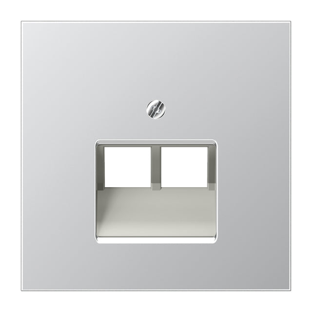JUNG Zentralplatte UAE/IAE 2f alu LS AL 2969-2 UA Schraubbef