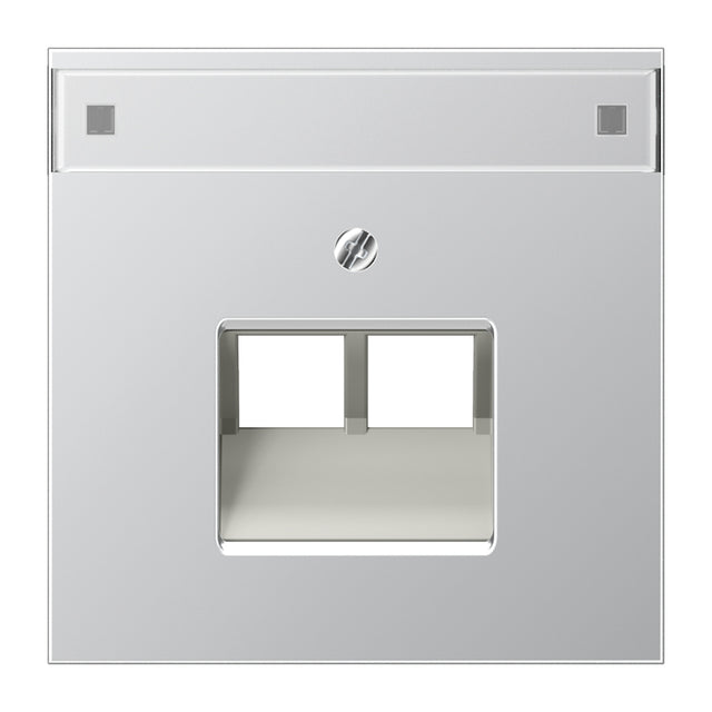 JUNG Zentralplatte UAE/IAE 2f alu LS AL 2969-2 NAUA Schraubbef
