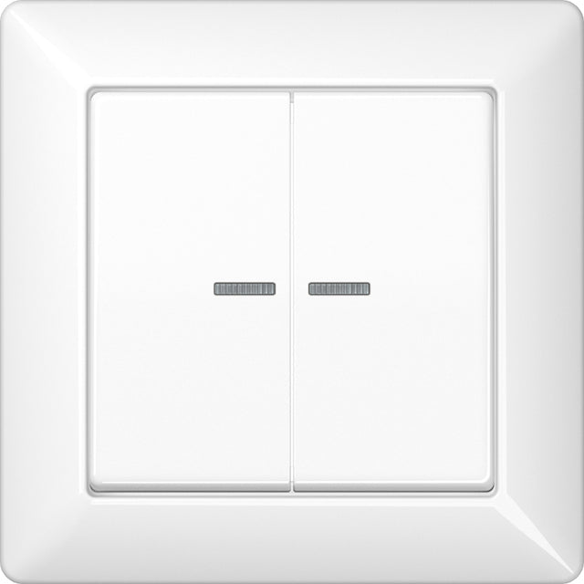 JUNG Abdeckung Schalter aws glz AS / NaV AS 590-5 KO5 WW f.Bussystem