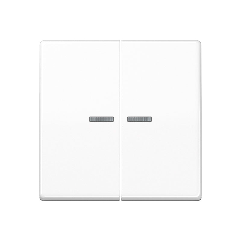 JUNG Zentralplatte Schalter aws glz AS 591-5 KO5 WW f.Bussystem