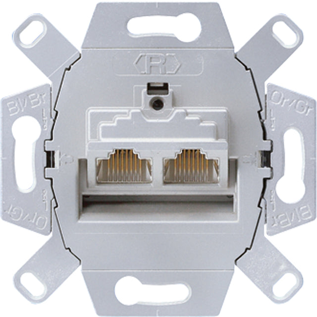 JUNG Anschlussdose Cat6 2xRJ45 ger LSA UAE 8-8 UPOK6
