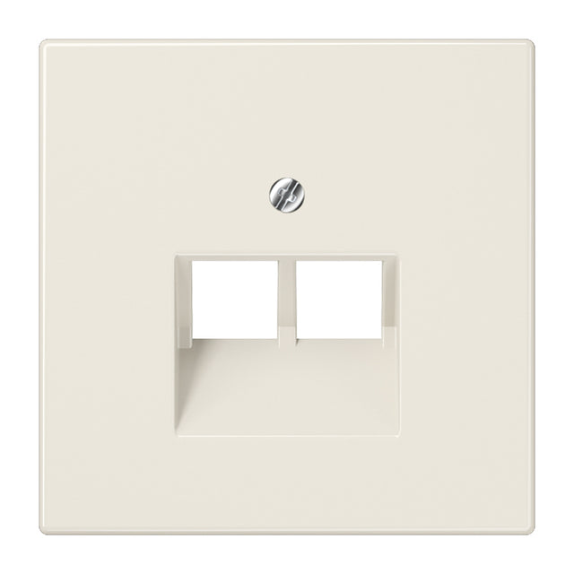 JUNG Zentralplatte UAE/IAE 2f ws LS 969-2 UA Schraubbef