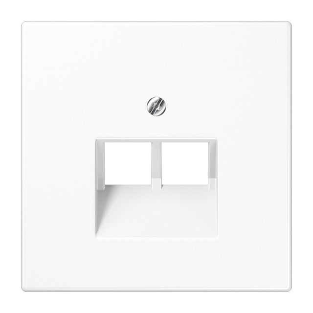 JUNG Zentralplatte UAE/IAE 2f aws LS 969-2 UA WW Schraubbef