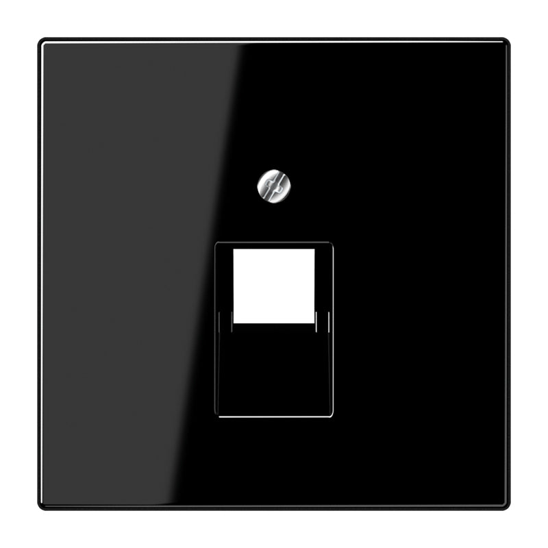 JUNG Zentralplatte UAE/IAE 1f sw LS 969-1 UA SW Schraubbef