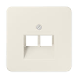 JUNG Zentralplatte UAE/IAE 2f ws CD 569-2 UA Schraubbef