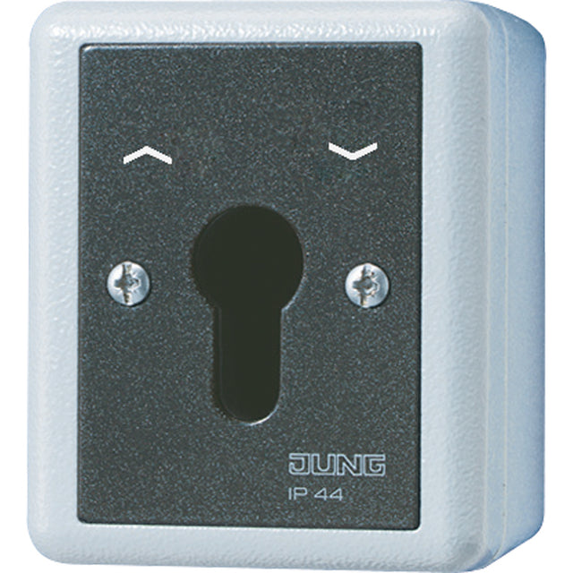 JUNG Jalousietaster -Einsatz gr glz IP44 WG 800 834.28 G Schlüssel 2p