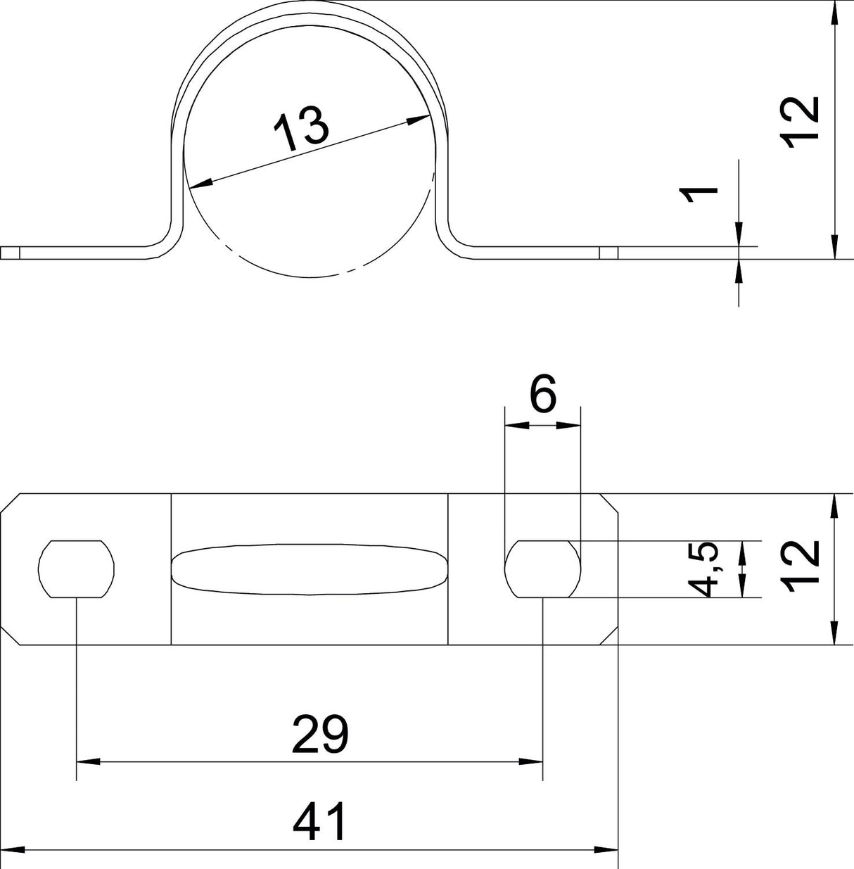 BETTERMANN Befestigungsschelle 1f 13mm 605 13 G zweilappig ST hfr