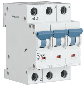 Leitungsschutzschalter AC                         PXL B 32A 3p 400V 3TE