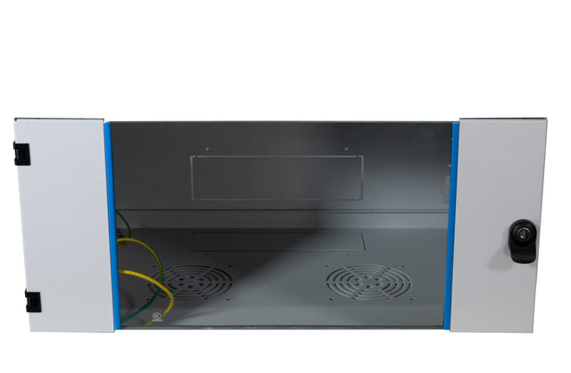 Fronttür für Wandverteiler 18HE, Glas, RAL7035 Stück