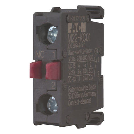 Hilfsschalterblock 1Ö                             Bodenbef 6A/AC Schraub