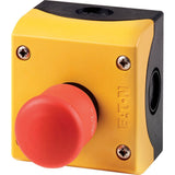 Not-Aus Taster Aufb IP66                          ZugEntr 1S 1Ö Ø22mm