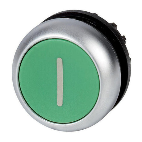 Drucktaster Front 1f                              gn Ø22,5mm rnd 22x6mm