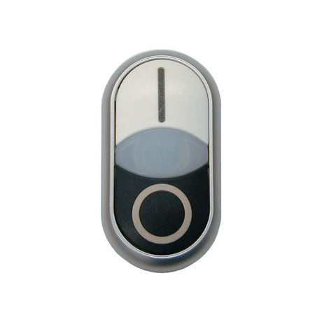 Drucktaster Front 2f                              sw/ws bel.b Ø22,5mm rnd