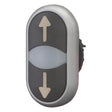 Drucktaster Front 2f                              sw bel.b Ø22,5mm rnd