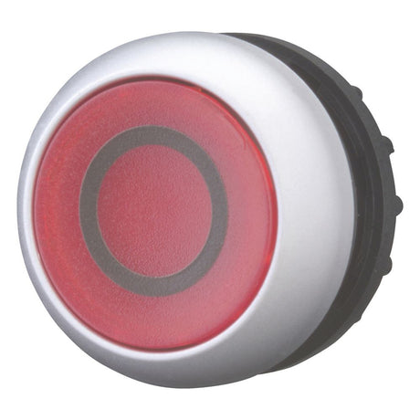 Drucktaster Front 1f                              rt bel.b Ø22,5mm rnd