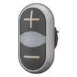 Drucktaster Front 2f                              sw bel.b Ø22,5mm rnd