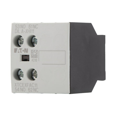 Hilfsschalterblock 1S 1Ö                          Frontbef 4A/AC Schraub