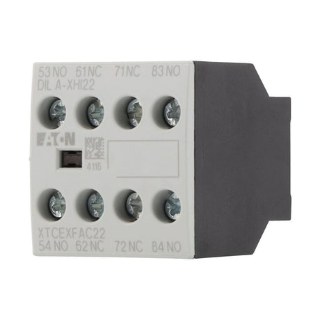 Hilfsschalterblock 2S 2Ö                          Frontbef 4A/AC Schraub