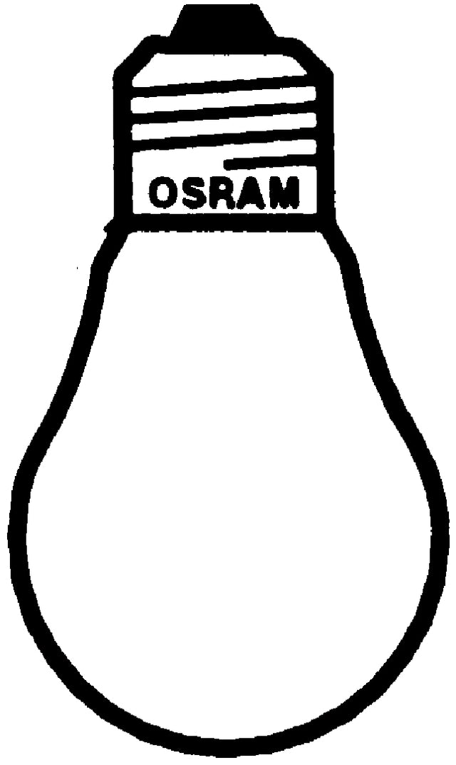 OSRAM Allgebrauchslampe 25W opal E27 gn DECOR A GREEN 25W 240V E27 FS1 Birne