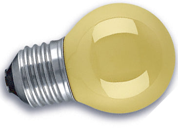 OSRAM Tropfenlampe 25W opal E14 ge 45mm DECOR P YELLOW 25