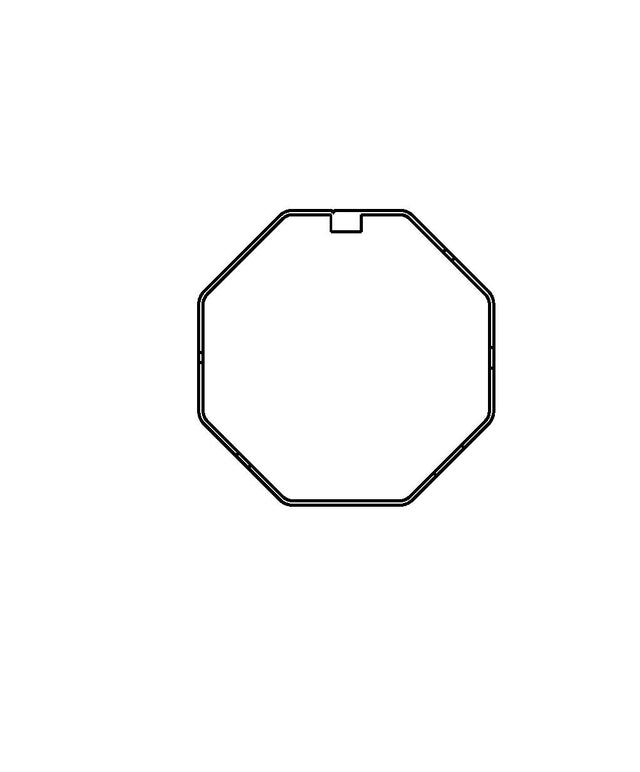 Achtkantstahlwelle 0,8mm                          6m vz