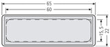 Montageelement-Tür 1f UP                          Kst 60x15x0,5mm