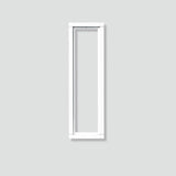 Rahmen-Türstation 4f UP                           si Alu 431x131x15mm