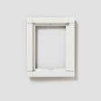 Rahmen-Türstation 1f UP                           ws Alu 131x163x15mm