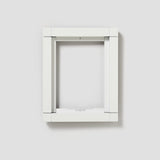 Rahmen-Türstation 1f UP                           ws Alu 131x163x15mm